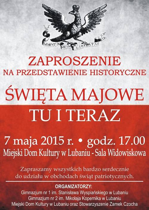 Zaproszenie na przedstawienie historyczne