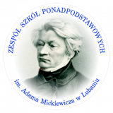 logotyp Zesp&oacute;ł Szk&oacute;ł Ponadpodstawowych im. Adama Mickiewicza w Lubaniu