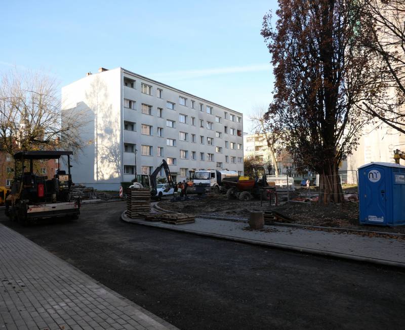 Remont Plac Lompy/ul. Szkolna