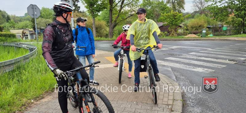 wytyczanie lubańskiej cyklostrady